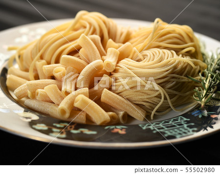 Raw pasta image Raw pasta image 55502980