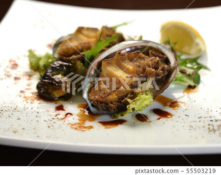 鮑魚鐵板燒 55503219