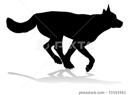 Dog Silhouette Pet Animal Dog Silhouette Pet Animal 55503561