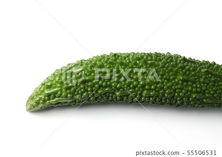 Bitter gourd bitter gourd vegetable white background 55506531