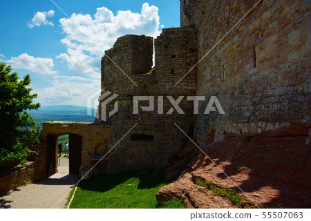 Beautiful mountain castle Anishi West best view. 55507063