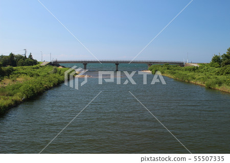 Fish Passage Bridge seen from Ito Nomi Bridge Fish Passage Bridge seen from Ito Nomi Bridge 55507335