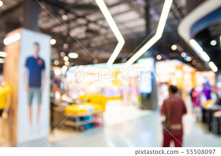 Abstract blur with bokeh and defocused shopping Abstract blur with bokeh and defocused shopping 55508097