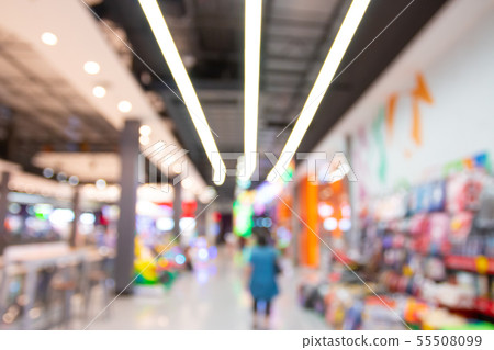 Abstract blur with bokeh and defocused shopping Abstract blur with bokeh and defocused shopping 55508099