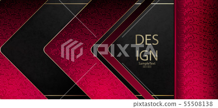 Abstract textured black marble design with pink arrows Abstract textured black marble design with pink arrows 55508138