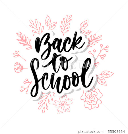 Set of Welcome back to school labels. School Background. Back to school sale tag. Vector Set of Welcome back to school labels. School Background. Back to school sale tag. Vector 55508634