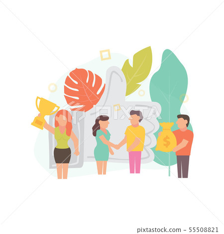 Performance concept Vector illustration in flat style Performance concept Vector illustration in flat style 55508821