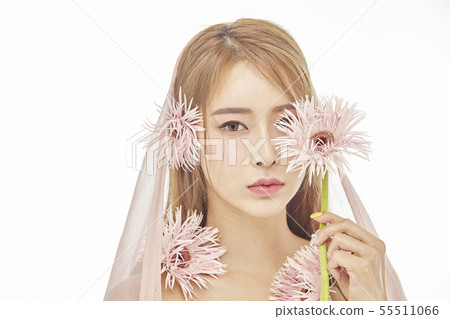 Flowers, Beauty, Young Women Flowers, Beauty, Young Women 55511066