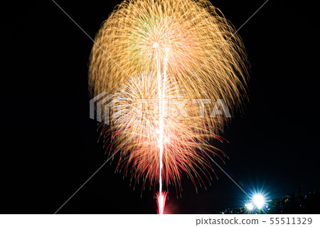 Dynamic fireworks display [Ibaraki Prefecture] Furukawa fireworks display 55511329