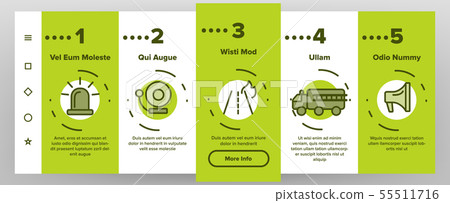 Wildfire, Bushfire Vector Onboarding 55511716