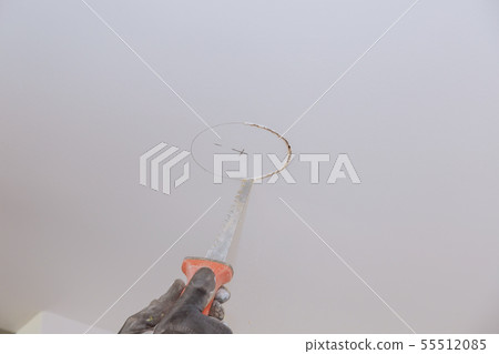 In ceiling by electrician ecological light cutting 55512085