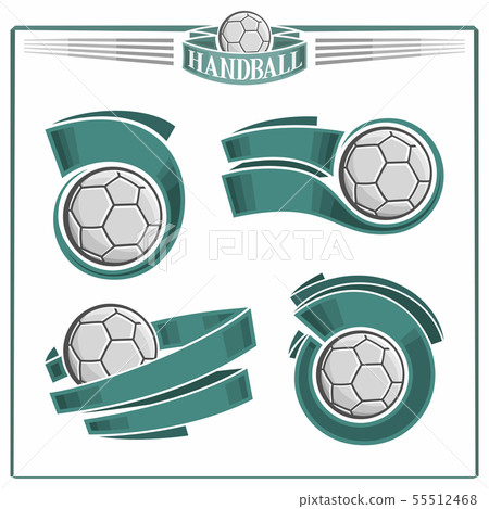 Vector logo for handball 55512468
