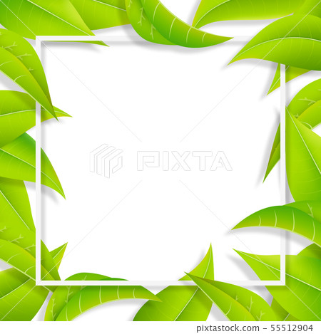 Green-leaf-leaf-frame-fresh green-png-transparent 55512904