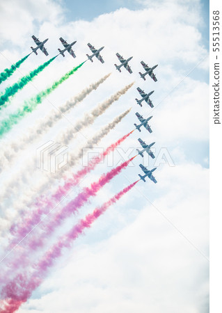 Sliac,Slovakia - August 4, 2019. Air shov Italian 55513568