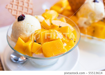 芒果冰淇淋芒果冰淇淋 芒果冰淇淋芒果冰淇淋 55513614