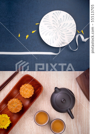中秋節月餅蓋貝 55513705
