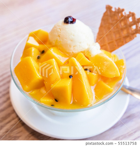 芒果水果冰淇淋 Summer Tentai Taiwan Fresh Mango ice cream 55513758