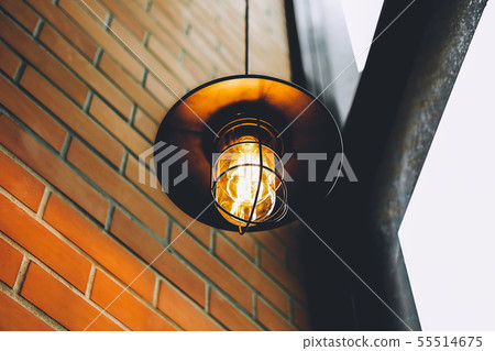 Vintage LED edison lamp or Incandescent light bulb Vintage LED edison lamp or Incandescent light bulb 55514675