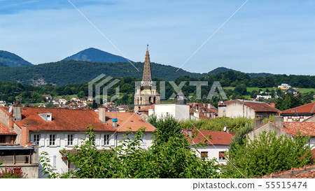 view of the bell tower of the church of Saint 55515474
