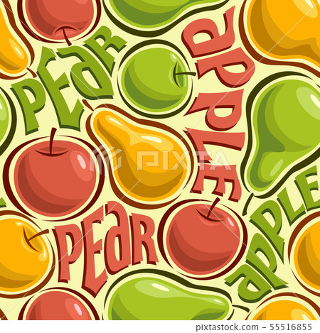 Vector fruit seamless pattern 55516855