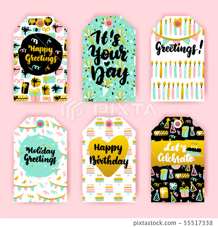 Happy Birthday Gift Labels 55517338