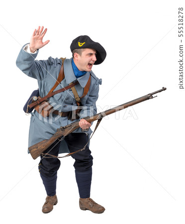 French soldier 1914 1918 attack, November 11th on 55518278