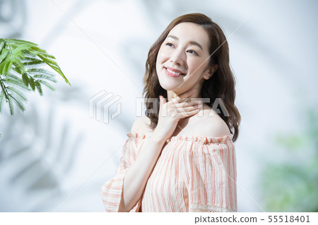 美女形象頸椎護理 55518401