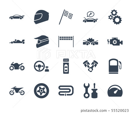 Esport and video game design icon set 55520023