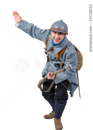 French soldier 1914 1918 attack, November 11th on 55520052