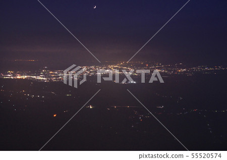 One of the 100 best night views (Izu Skyline radio tower parking lot) 55520574