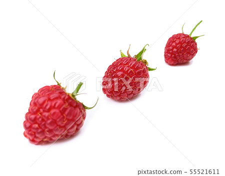 Berries of ripe raspberries. Berries of ripe raspberries. 55521611