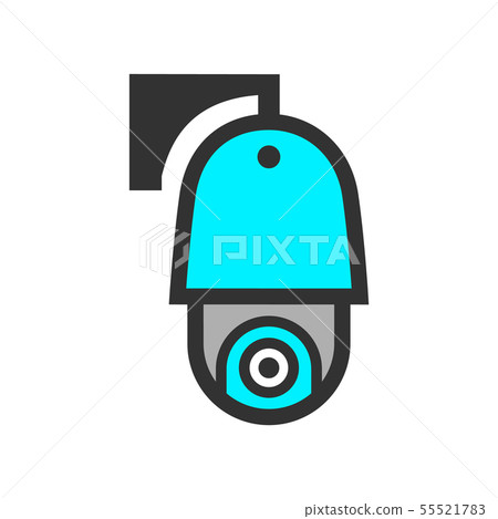 Video surveillance camera vector illustration 55521783
