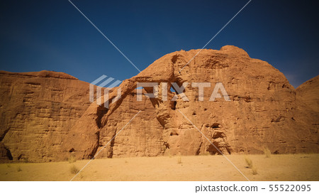 Abstract Rock formation at plateau Ennedi aka 55522095