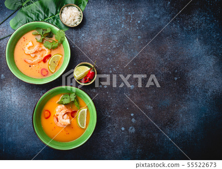 Thai soup tom yum Thai soup tom yum 55522673