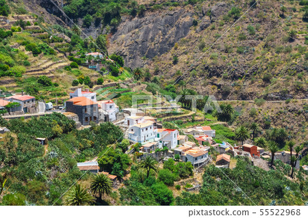 Masca valley in Tenerife Island. Scenic mountain 55522968