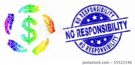 Vector Spectrum Dot Dollar Care Hands Icon and Distress No Responsibility Watermark Vector Spectrum Dot Dollar Care Hands Icon and Distress No Responsibility Watermark 55523146