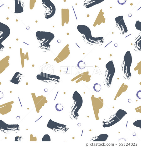 Vector seamless pattern of abstract elements. 55524022