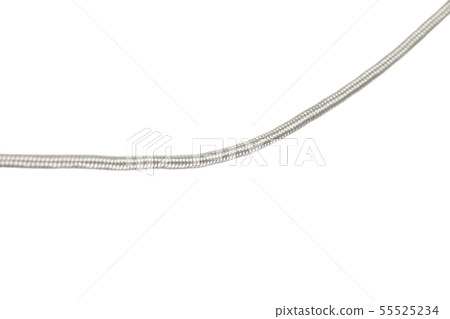 Silver rope isolated 55525234