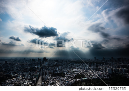 神秘的東京天空 55529765