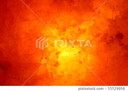 Close-up rock salt lamp that emits meditative light 55529956