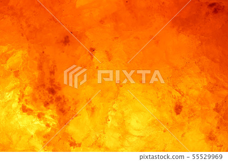 Close-up rock salt lamp that emits meditative light 55529969