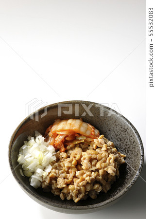 Natto kimchi chopped rice cake 55532083