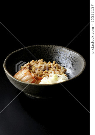 Natto kimchi chopped rice cake 55532157