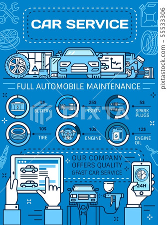 Car repair service, wheel tire, engine spare parts Car repair service, wheel tire, engine spare parts 55533306