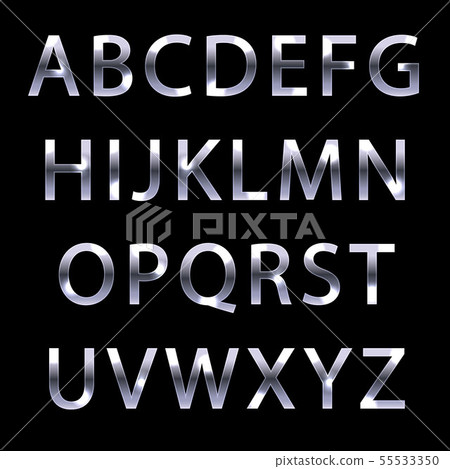 Metal gold font 55533350