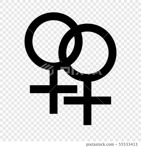 Double female symbol 55533413