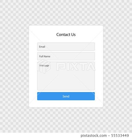 Contact form page Contact form page 55533449