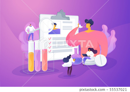 Allergic diseases concept vector illustration Allergic diseases concept vector illustration 55537021