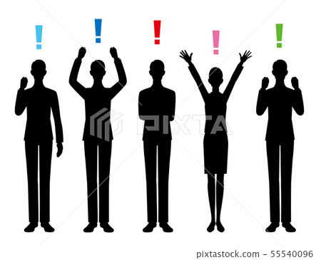 Silhouette male female resolution 55540096