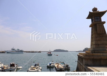 Fukuyama City Tomonoura Nightlight and Sea Fukuyama City Tomonoura Nightlight and Sea 55540481